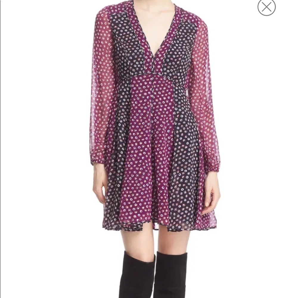 DVF Ivetta Silk Babydoll dress